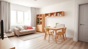 Mobilier inteligent pentru apartamente mici.
