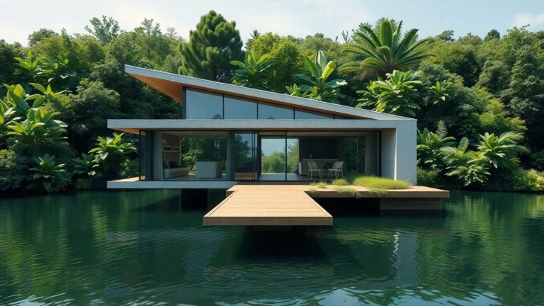 Casa care plutește: proiectul eco ce redefinește ideea de locuință