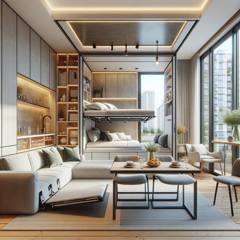 Spații multifuncționale: idei practice pentru apartamente compacte