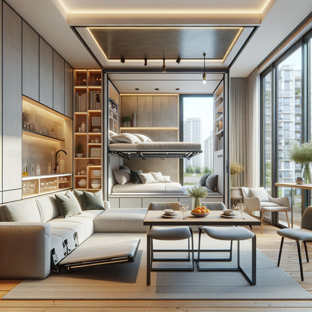 Spații multifuncționale: idei practice pentru apartamente compacte